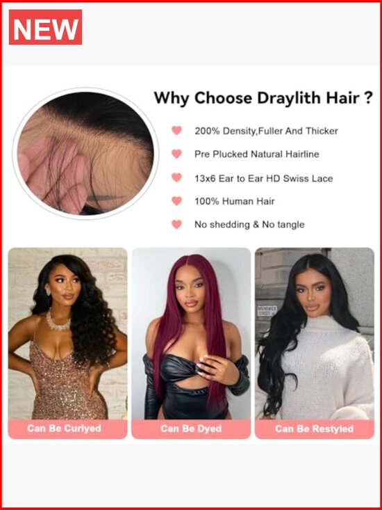 30 Inch 13x6 Lace Front Wig Human Hair 200 Density HD Transparent Straight Lace